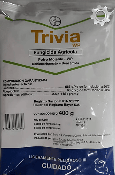 Trivia Bayer Control De Hongos En Cultivos  X 400gr