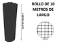 Malla Reja Cuadrada Plastica 16x16mm X 10mt Largo/1mt Alto - Miniatura 14