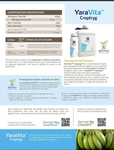 Yaravita  Croptryg  X  Lt Fertilizante 6