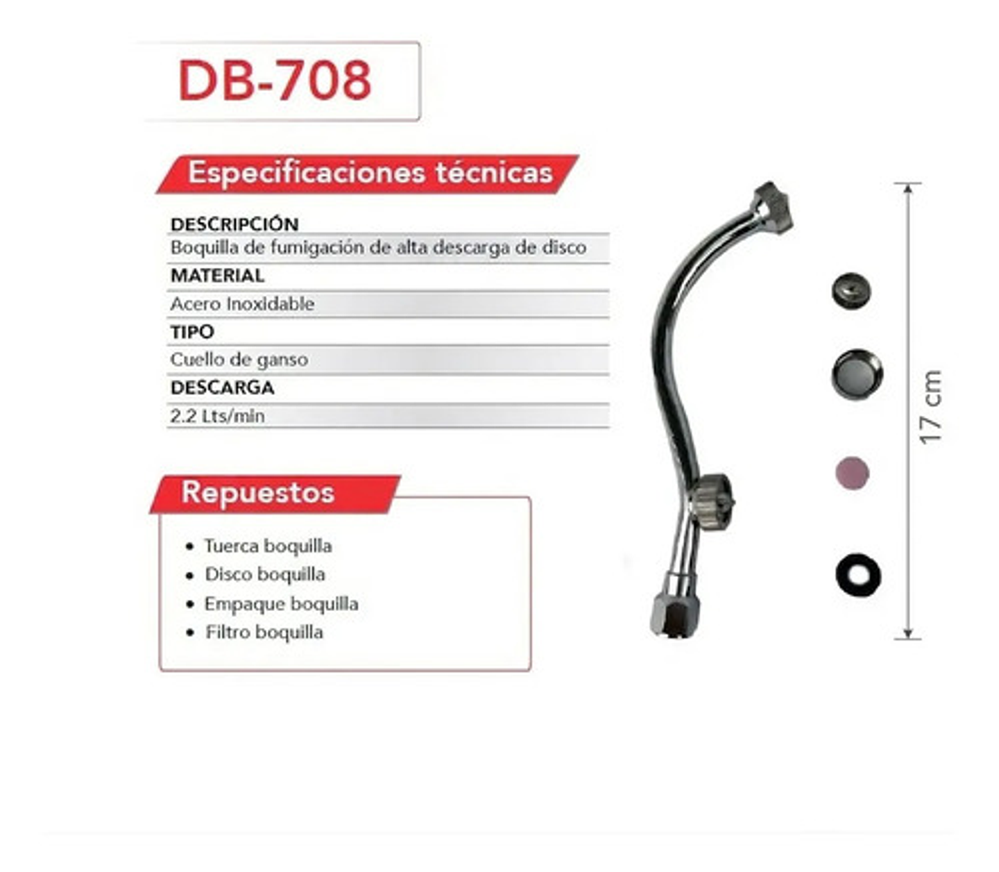 Boquilla De Fumigación De Alta Descarga Estacionaria 5