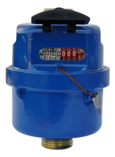 Medidor Agua Volumetrico R200 Mecanico L110mm De 1/2 Pulgada