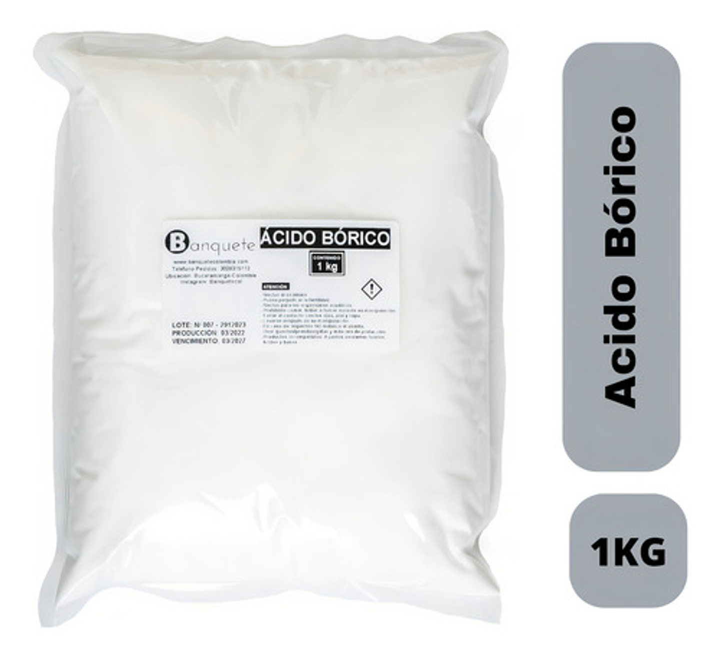 Acido Borico 1kg 4