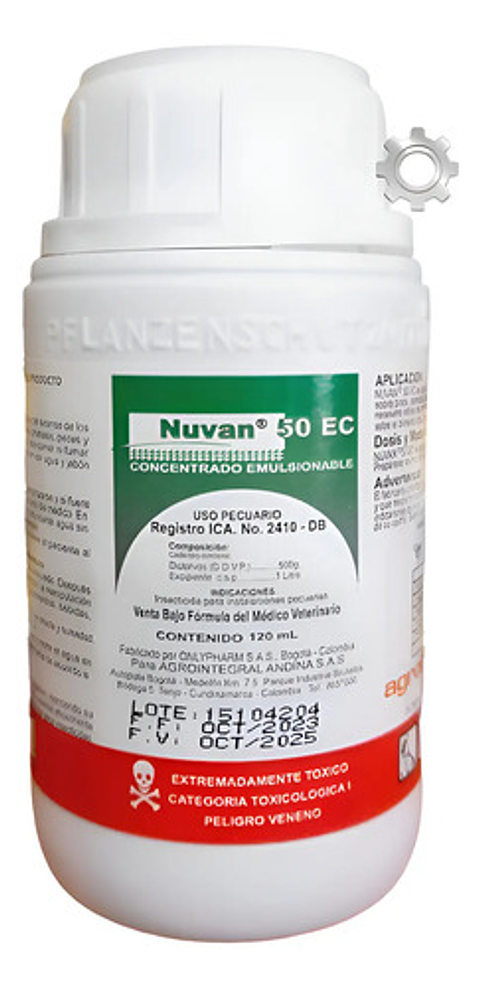 Nuvan 50 Control Insectos Y Acaros En Casas X 120cc