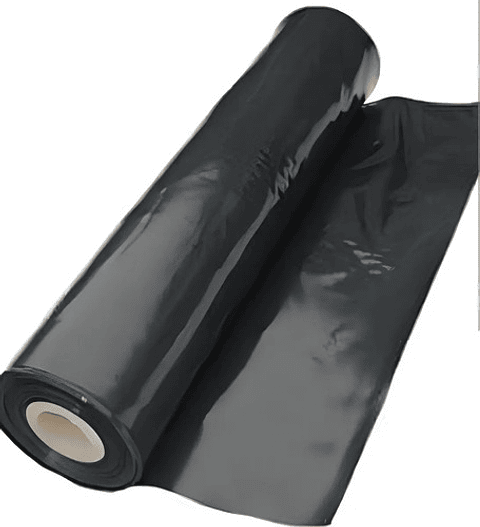 Plástico Negro 4 M Ancho X  50  Metros De Largo Cal 6
