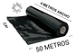 Plástico Negro 4 M Ancho X  50  Metros De Largo Cal 6 - Miniatura 2
