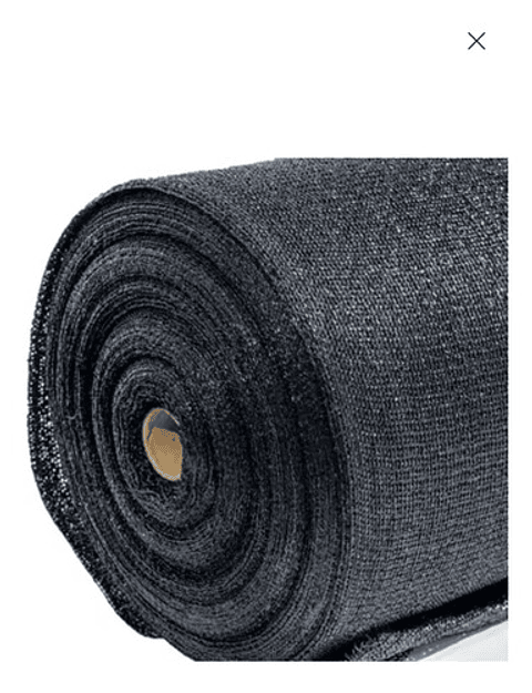 Polisombra Negra Al 80 % X 4 Ancho X10 Mt Largo