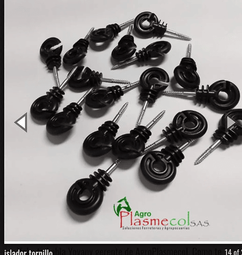 Aislador Tornillo Cerca Eléctrica X 100unidades