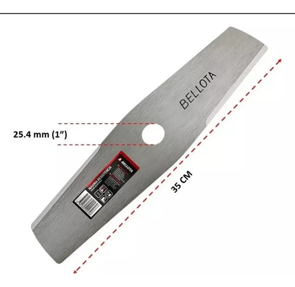 Cuchilla Guadaña Bellota Calibre 16 1pulgada Ref. Delga Unid 6