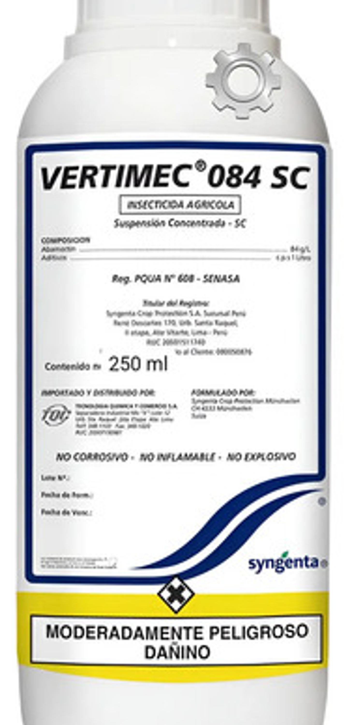 Vertimec  Control De Ácaros Y Minador X 250 Ml 1