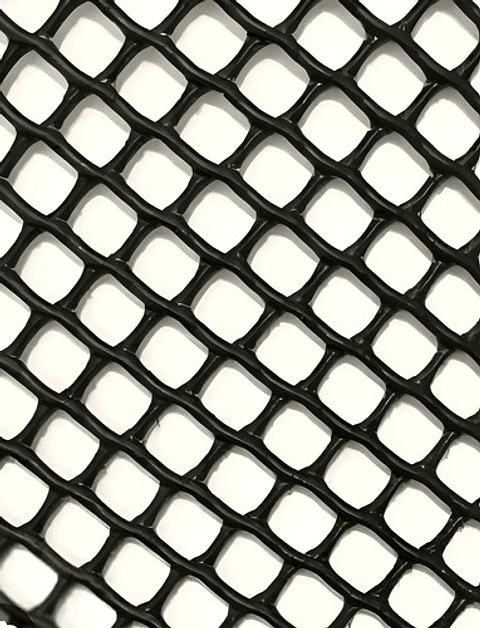 Malla Cafetera Plástica Negra Superior 4x4mm X 1.5 X 20 Met