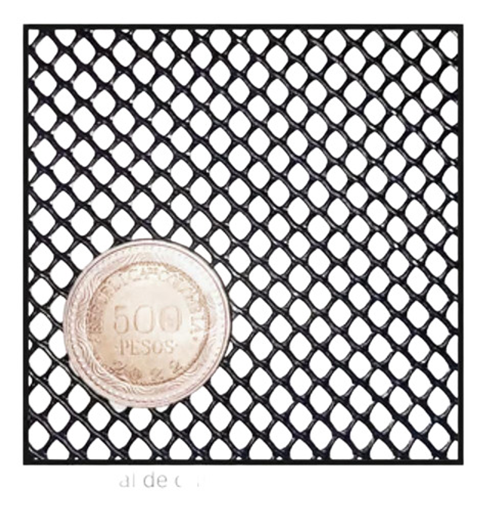 Malla Cafetera Plástica Negra Superior 4x4mm X 1.5 X 20 Met 3