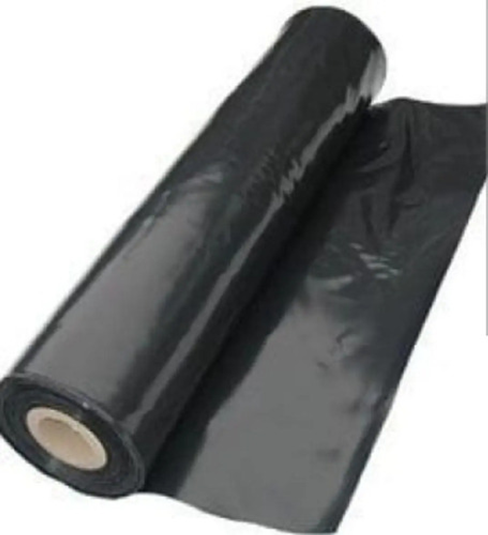 Plástico Negro 4 M Ancho X  30  Metros De Largo Cal 6 2