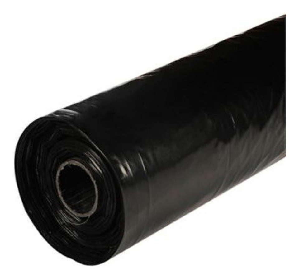Plástico Negro 4 M Ancho X  15  Metro De Largo Cal 6 4
