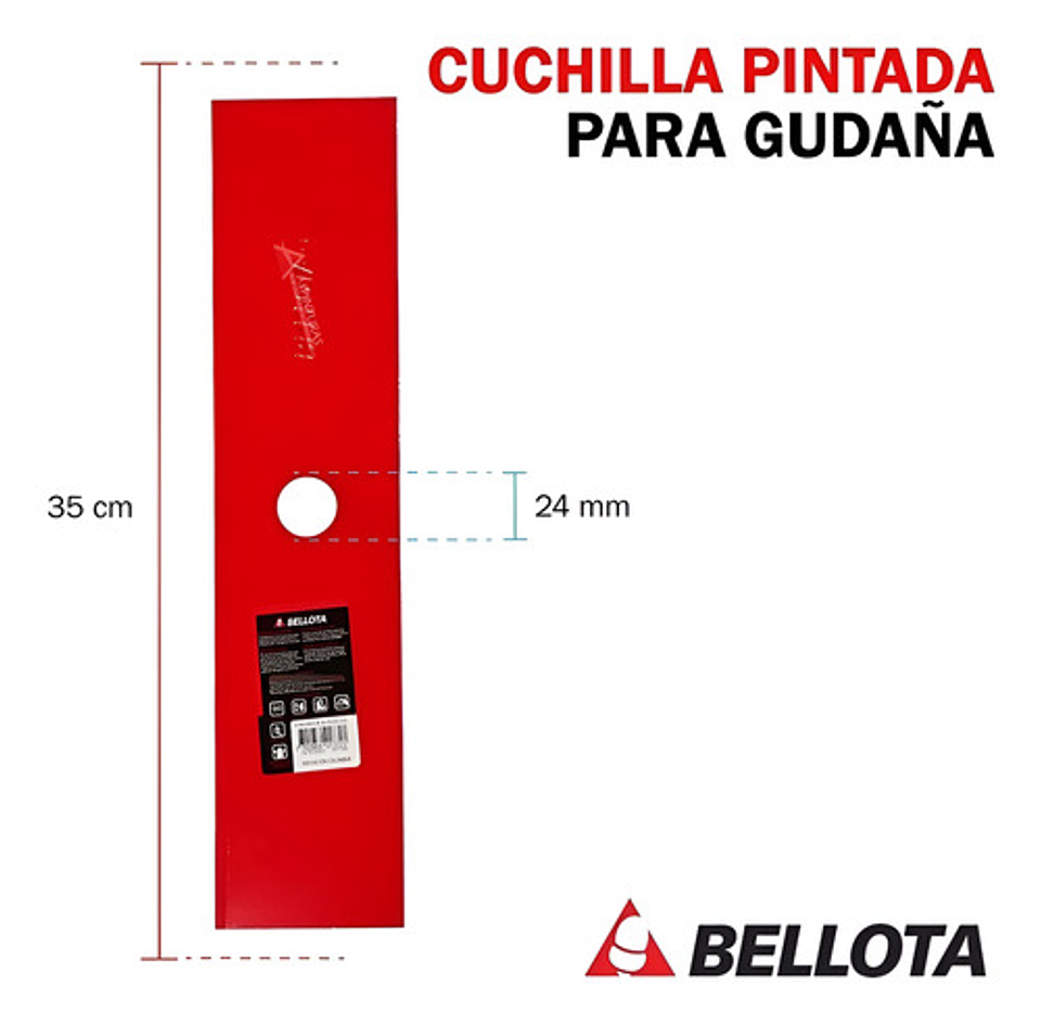 Cuchilla Guadaña Bellota Calibre 13 Gruesa Recta Unidad 3