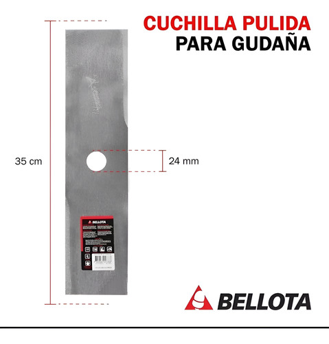 Cuchilla Guadaña Bellota Calibre 13 Gruesa Recta Unidad 5