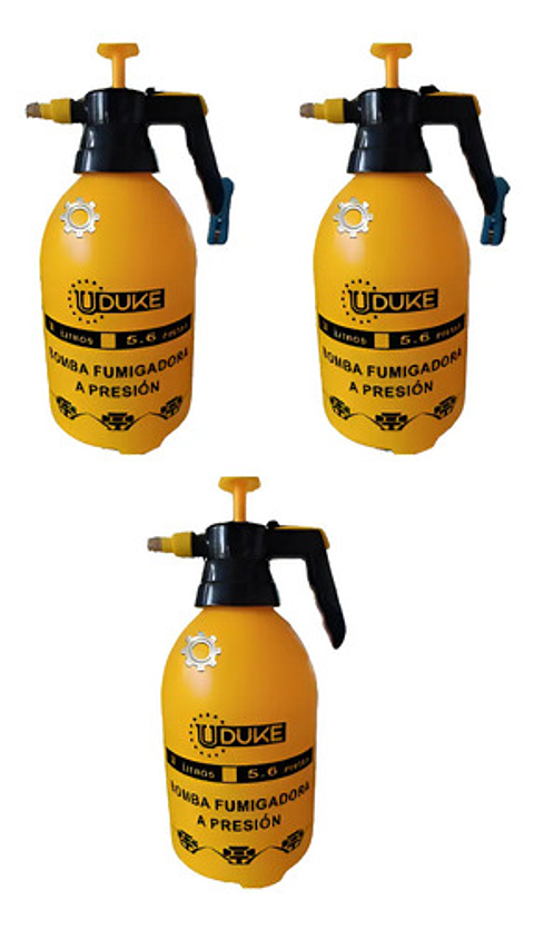 Bomba Fumigadora Jardinera  3 Litros Manual   X 3 Unidades