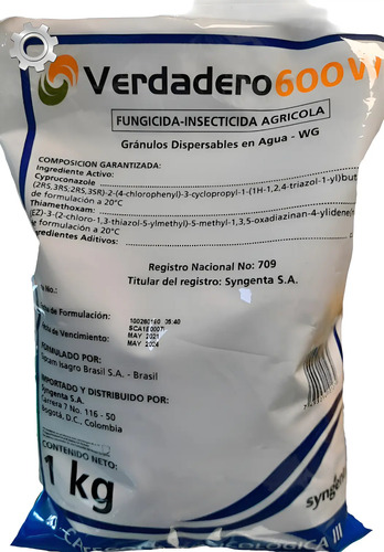 Verdadero 600 WG Syngenta x 50 gr - 1 kilo - Control de Roya y Broca | Agrosamario 2