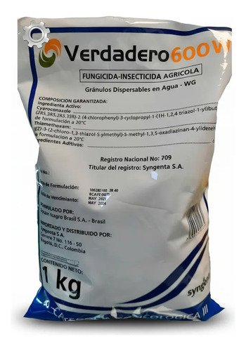 Verdadero 600 WG Syngenta x 50 gr - 1 kilo - Control de Roya y Broca | Agrosamario 7