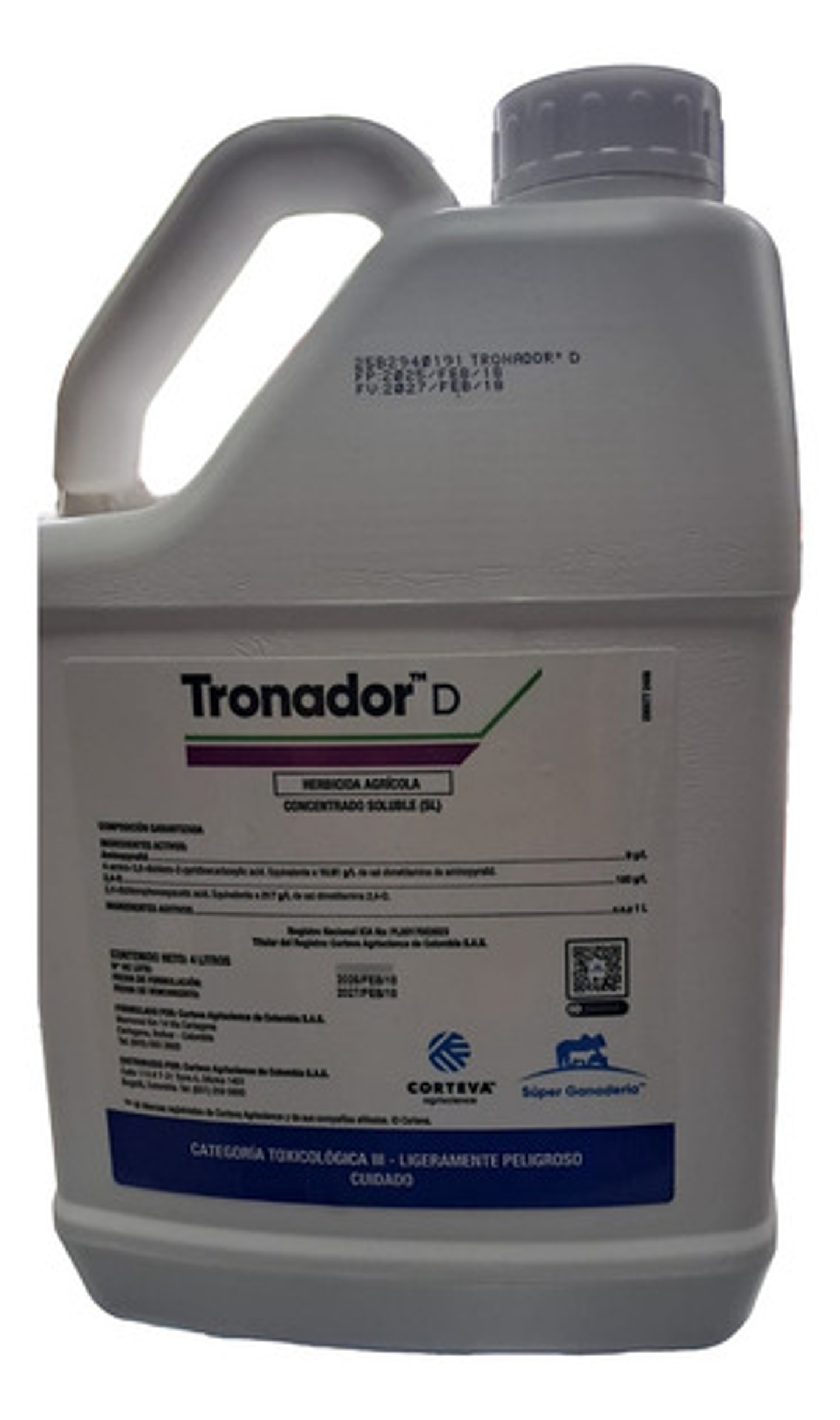 Tronador X 4 Litros Control De Maleza Grama Potreros  Cortev 1