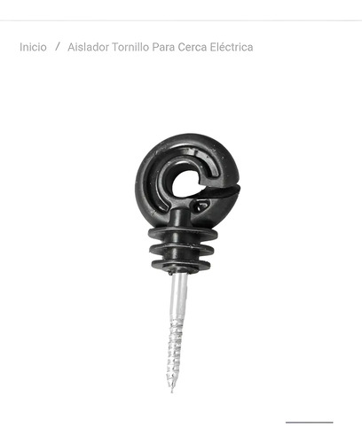 Aislador de Tornillo Reforzado para Cerca Eléctrica ( 1- 50 y 100 Unidades) | Agrosamario 1