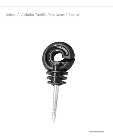 Aislador Tornillo Cerca Eléctrica X 50unidades