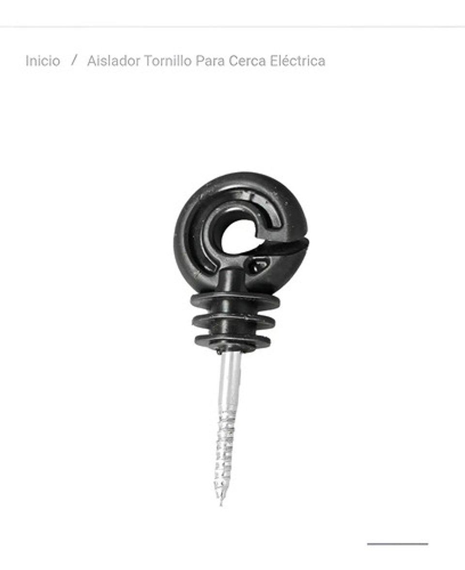 Aislador Tornillo Cerca Eléctrica X 50unidades 2