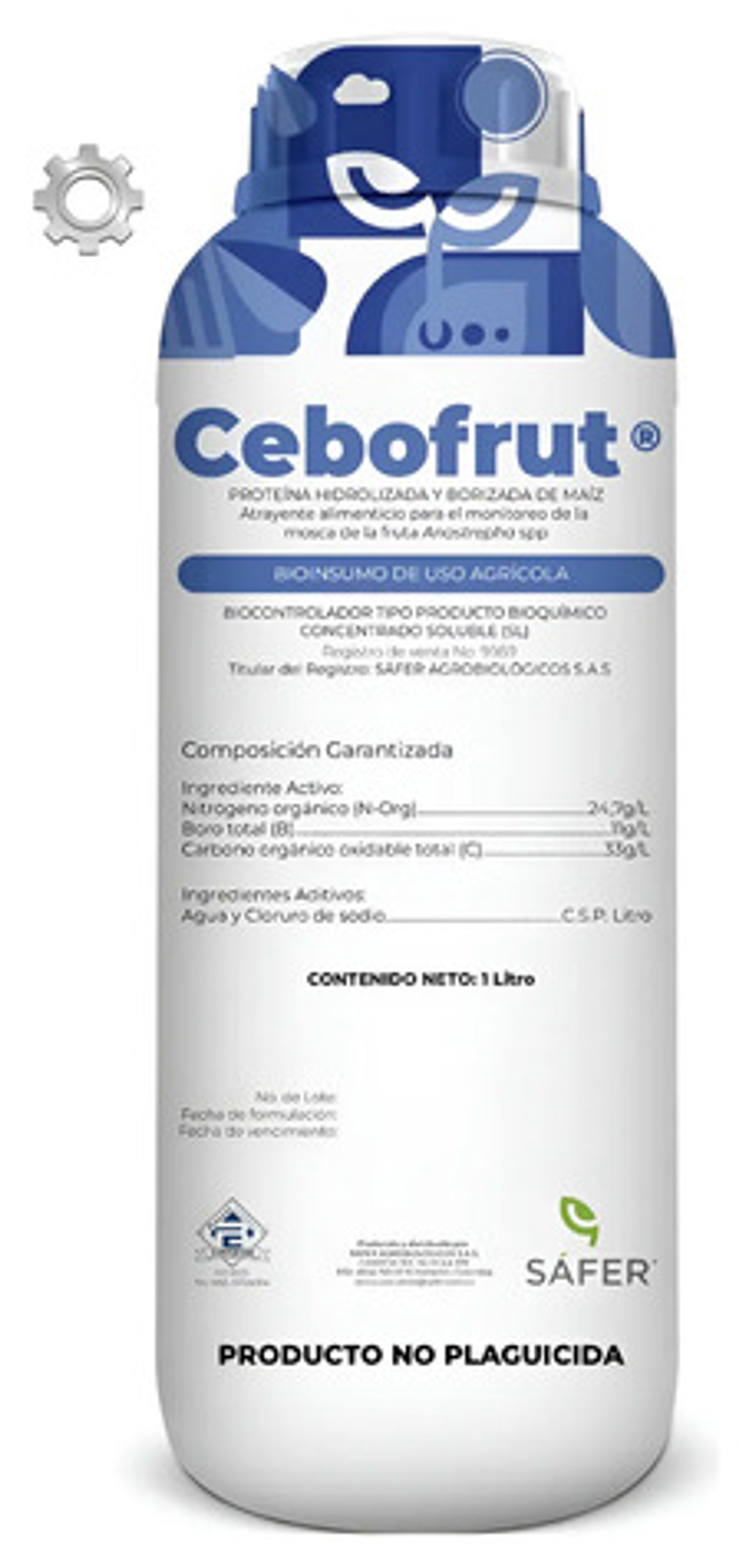 Cebofrut X  Proteína Hidrolizada Para Mosca X Litro 1