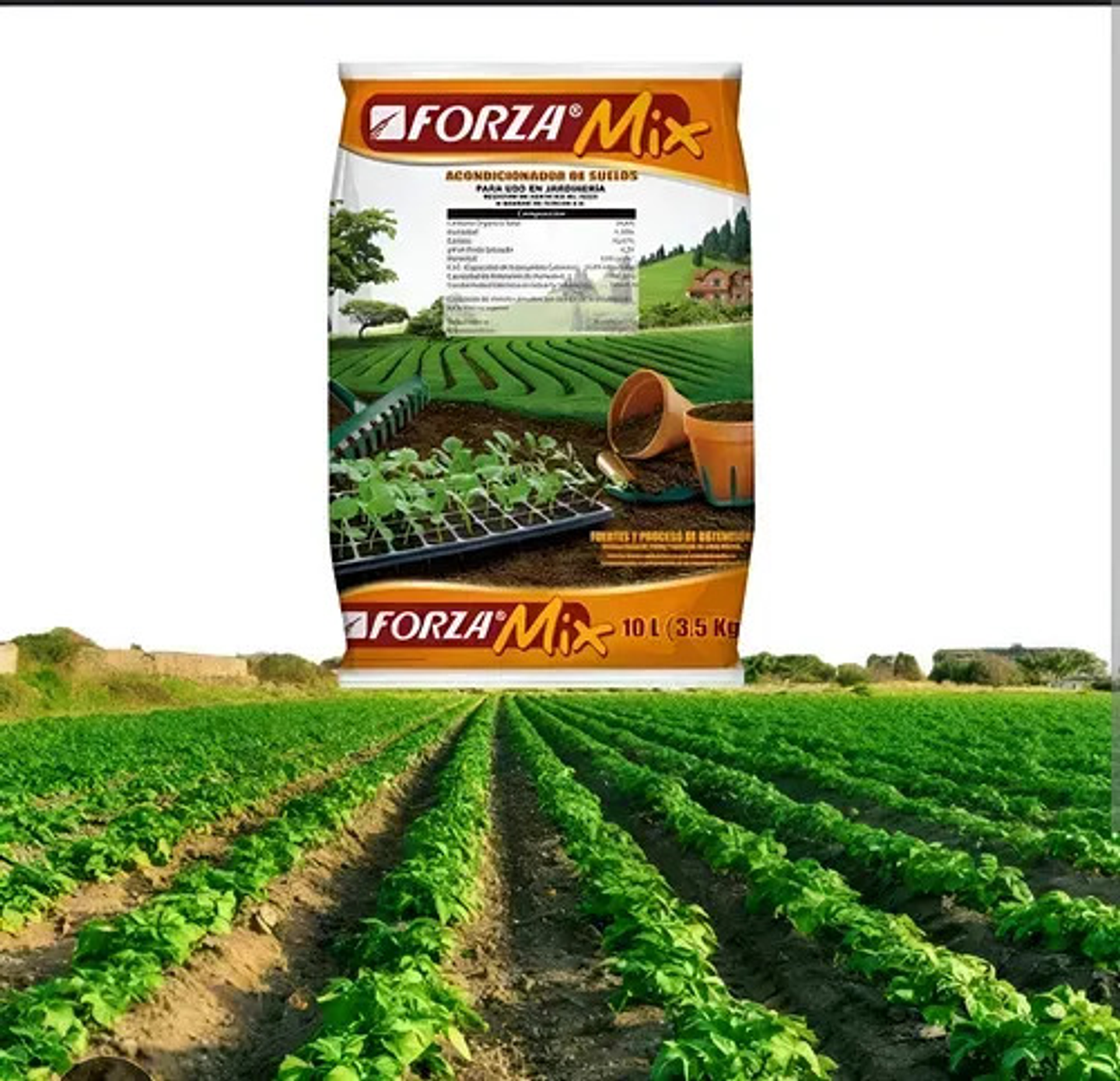 Sustrato Fercon 1kg Forza Mix Cultivo Plantas Turba 1