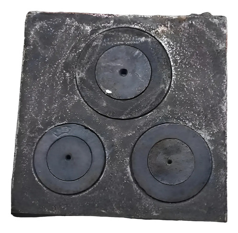 Plancha  Estufa De Leña Reforzada 57cm X 57cm 1