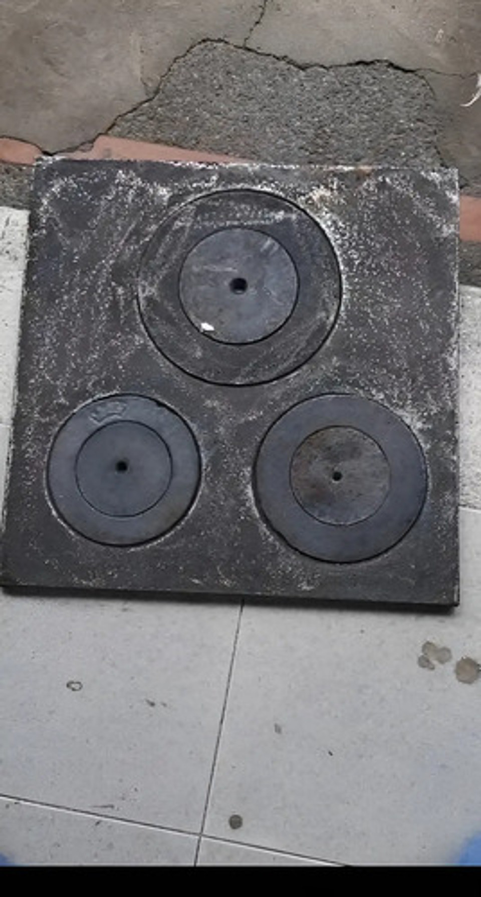 Plancha  Estufa De Leña Reforzada 57cm X 57cm 3