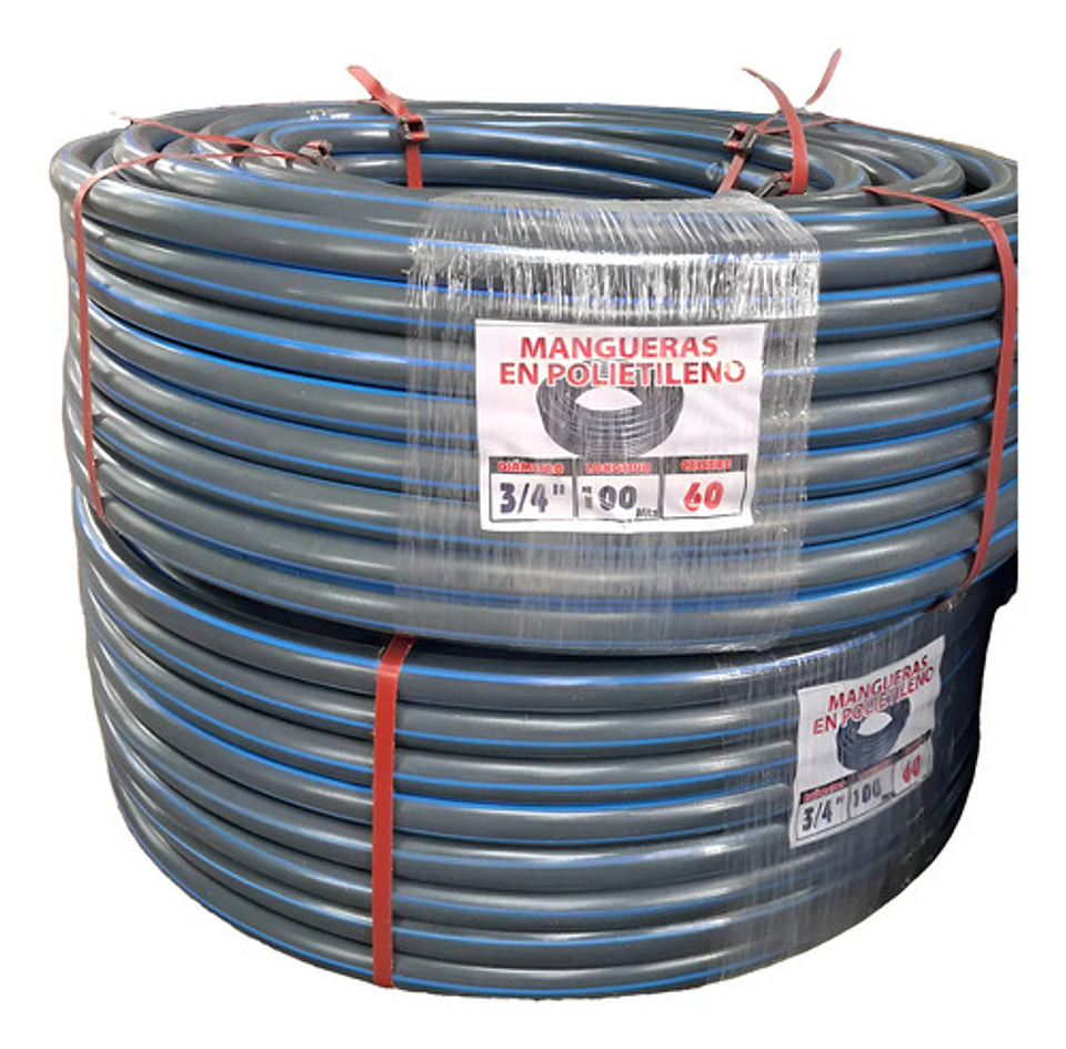 Manguera Agricola Riego 3/4pulgadas Cal 60 X 100 Mtrs 1