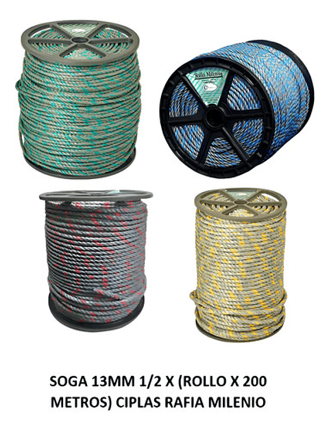 Soga 13 Mm 1/2(rollo 200m) Ciplas  Polipropileno