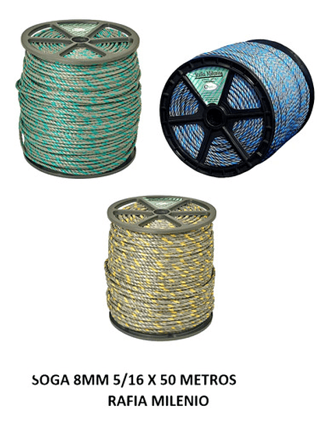 Soga 8mm 5/16  50 Metros  Ciplas Rafia
