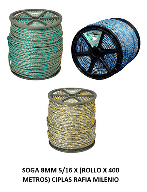 Soga 8mm 5/16 (rollo400m) Ciplas Rafia
