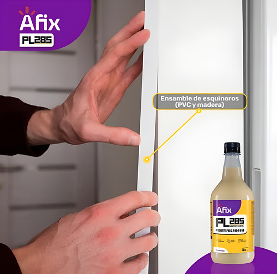 Pegante Indus Profesional Pl 285-750 Ml Afix X 2 Unidades 6