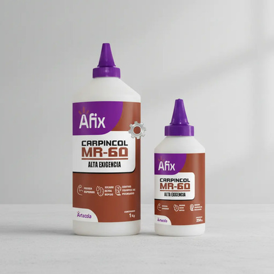 Pegante Madera Profesional Afix Carpincol Mr-60 X 500 Gr Color Beige 8