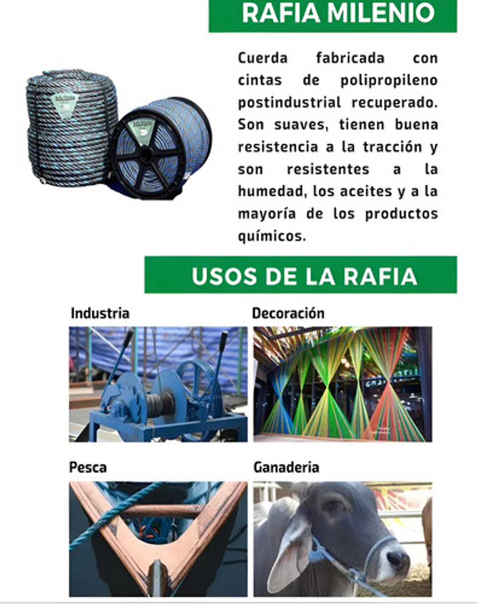 Soga 6mm 1/4   X 50 Metros Ciplas Rafia 4