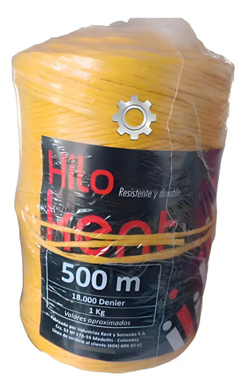Fibra Kent 500 Metros Cal 18.000  Hilo Polipropileno