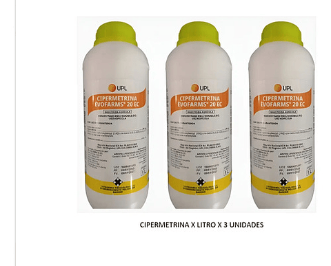 Cipermetrina X Litro 3 Unidades