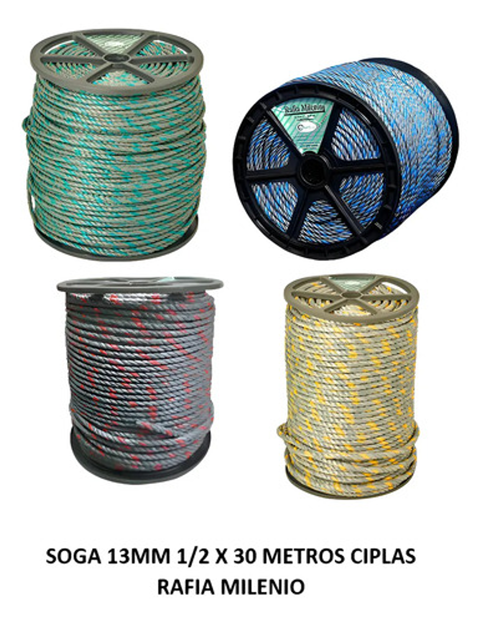 Soga 13mm 1/2 X 30  Metros Ciplas Polipropileno 2