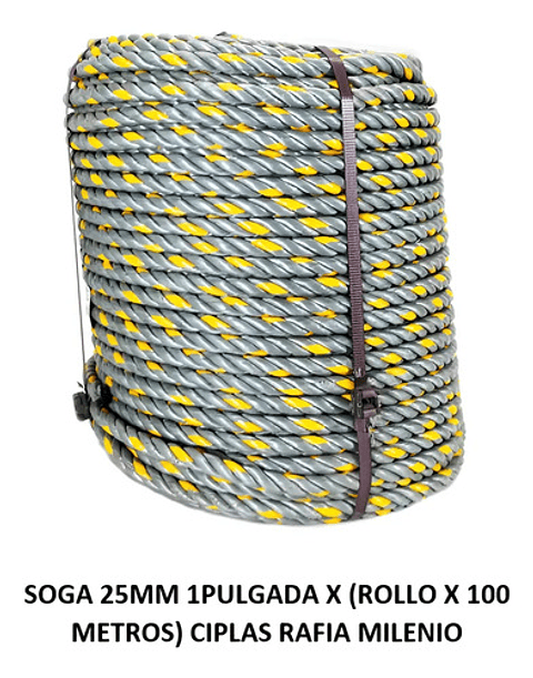 Soga 25 Mm 1 Pulgada (rollo 100m) Ciplas Polipropileno