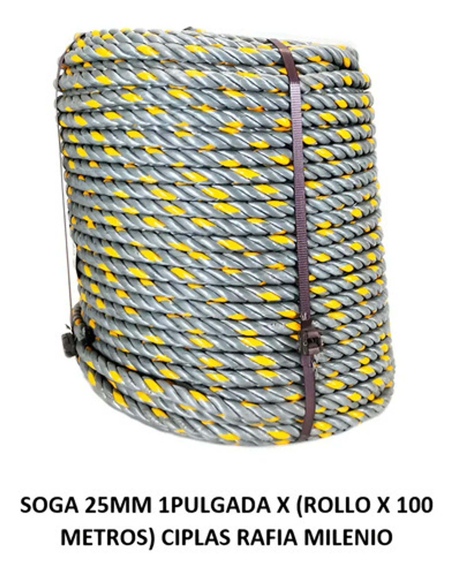 Soga 25 Mm 1 Pulgada (rollo 100m) Ciplas Polipropileno 2