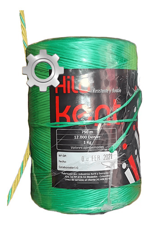 Fibra Kent 750 Metros Cal 12.000  Hilo Polipropileno