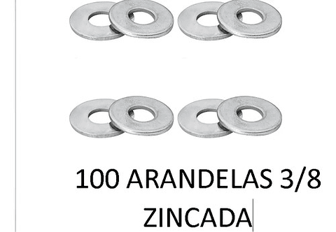 Arandelazincada  3/8 X 100