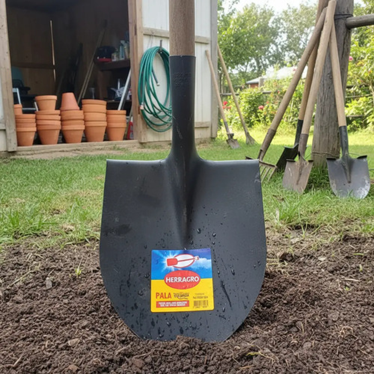 Pala Punta Redonda No. 4 Herragro X 2 Unidades 1