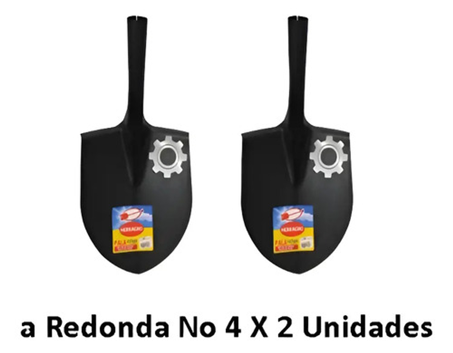 Pala Punta Redonda No. 4 Herragro X 2 Unidades 2