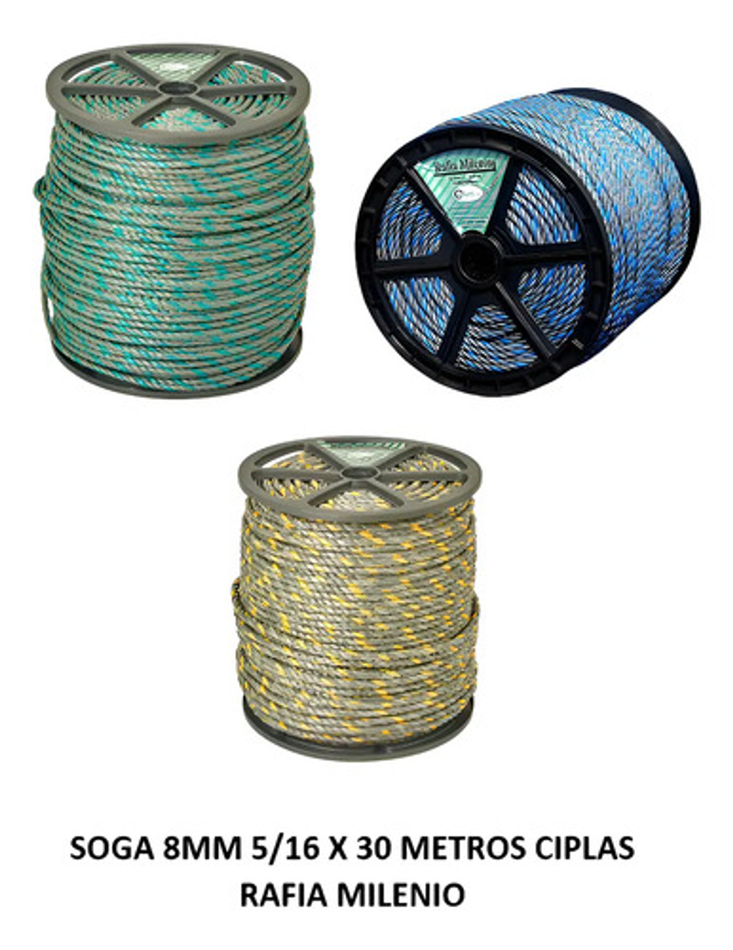 Soga 8mm 5/16  30 Metros  Ciplas Rafia 2
