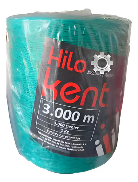 Fibra Kent 3000 Metros - Hilo de Polipropileno para Tutorado | Agrosamario