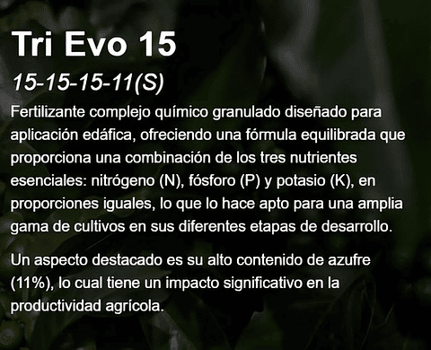 Fertilizante Triple 15 X 1 Kl Granel