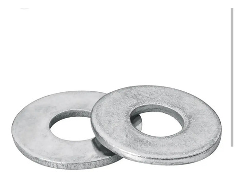 Varilla Roscada 3/8 X 1 Metro +40 Tuercas +20 Arandelas Zinc 7